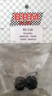 RS-118 RevoSlot Marcos Rear Wheels "WIDE" X2 RS-118 RevoSlot Marcos Rear Wheels "WIDE" X2